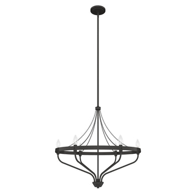 Hunter - 19795 - Six Light Chandelier - Merlin