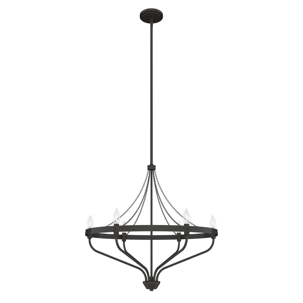 Hunter - 19795 - Six Light Chandelier - Merlin