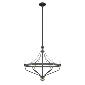 Hunter - 19796 - Six Light Chandelier - Merlin