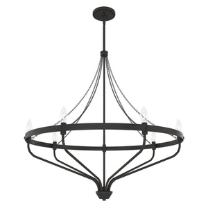 Hunter - 19798 - Seven Light Chandelier - Merlin