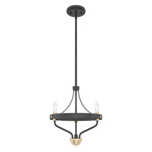 Hunter - 19803 - Three Light Chandelier - Merlin