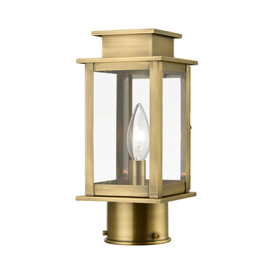 Livex Lighting - 20201-01 - One Light Outdoor Post Top Lantern - Princeton