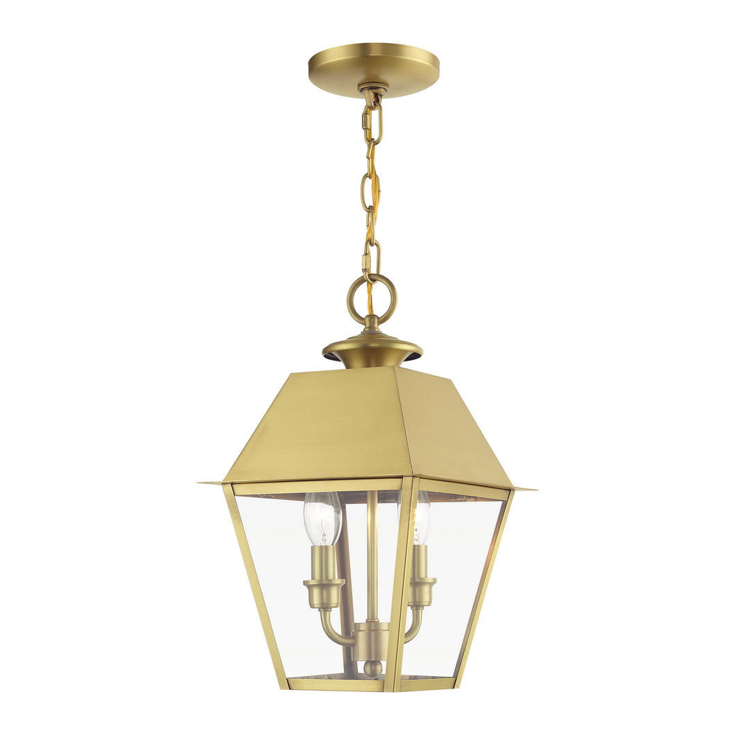 Livex Lighting - 27217-08 - Two Light Outdoor Pendant - Wentworth