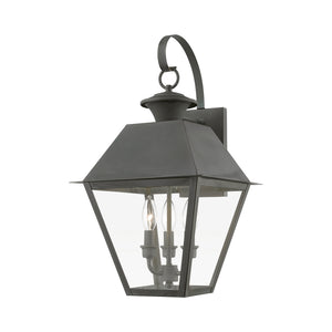 Livex Lighting - 27218-61 - Three Light Outdoor Wall Lantern - Wentworth