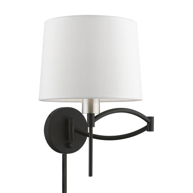 Livex Lighting - 40044-04 - One Light Swing Arm Wall Lamp - Swing Arm Wall Lamps