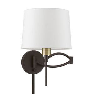 Livex Lighting - 40044-07 - One Light Swing Arm Wall Lamp - Swing Arm Wall Lamps