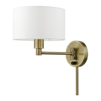 Livex Lighting - 40080-01 - One Light Swing Arm Wall Lamp - Swing Arm Wall Lamps
