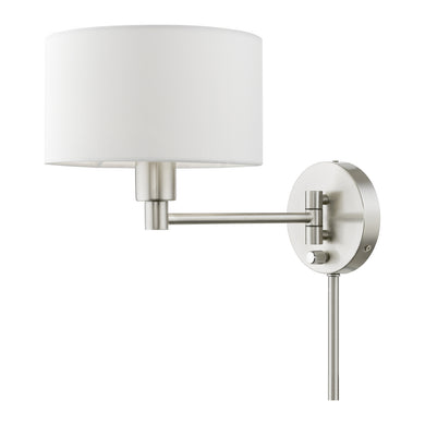 Livex Lighting - 40080-91 - One Light Swing Arm Wall Lamp - Swing Arm Wall Lamps