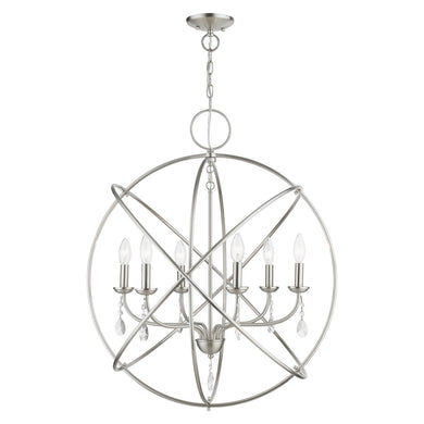 Livex Lighting - 40906-91 - Six Light Pendant Chandelier - Aria