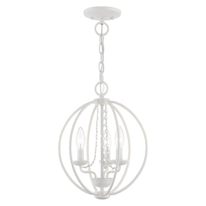 Livex Lighting - 40913-03 - Three Light Convertible Mini Chandelier/ Semi-Flush - Arabella