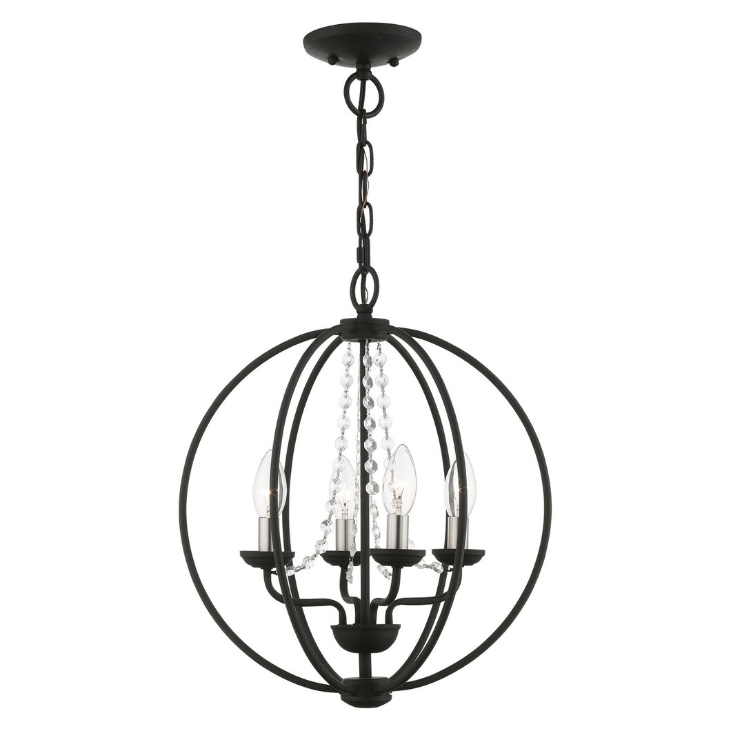 Livex Lighting - 40914-04 - Four Light Convertible Chandelier/ Semi-Flush - Arabella