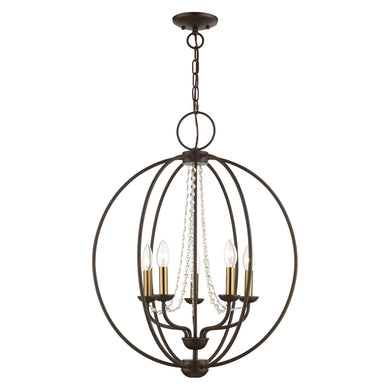 Livex Lighting - 40915-07 - Five Light Chandelier - Arabella