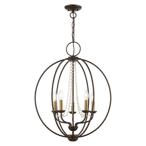 Livex Lighting - 40915-07 - Five Light Chandelier - Arabella