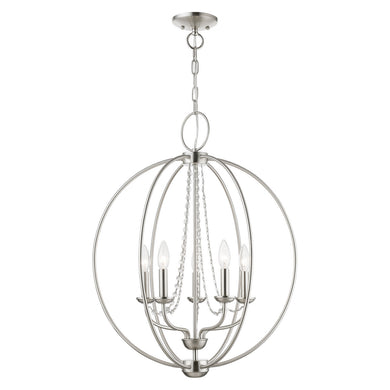 Livex Lighting - 40915-91 - Five Light Chandelier - Arabella