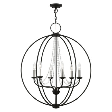 Livex Lighting - 40916-04 - Six Light Pendant Chandelier - Arabella