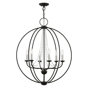 Livex Lighting - 40916-04 - Six Light Pendant Chandelier - Arabella