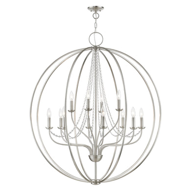 Livex Lighting - 40919-91 - 12 Light Foyer Chandelier - Arabella