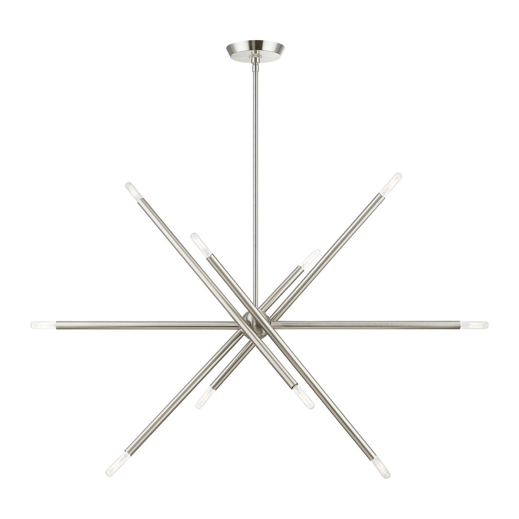 Livex Lighting - 46777-91 - Ten Light Linear Chandelier - Soho