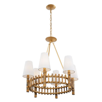 Varaluz - 360C06FG - Six Light Chandelier - Nevis