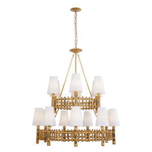 Varaluz - 360C15FG - 15 Light Chandelier - Nevis