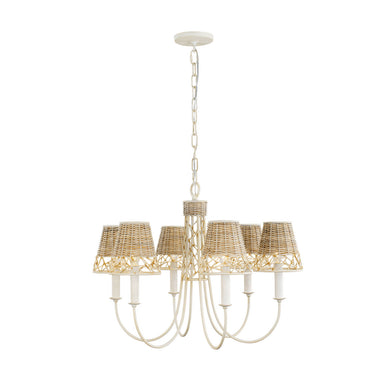 Varaluz - 362C06CW - Six Light Chandelier - Cayman