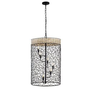 Varaluz - 362F06BL - Six Light Foyer Pendant - Cayman