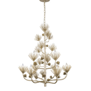 Varaluz - 365C09ZG - Nine Light Chandelier - Pinion