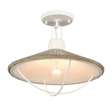 ELK Home - 63155/1 - One Light Semi Flush Mount - Cape May