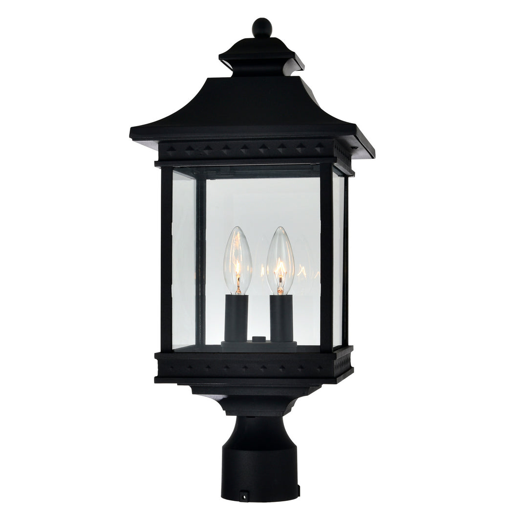 CWI Lighting - 0416PT9-2-101 - Two Light Outdoor Lantern Head - Cleveland