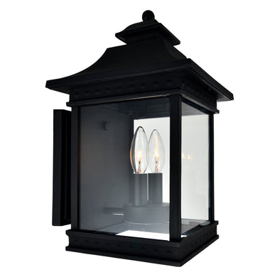 CWI Lighting - 0416W9-A-2-101 - Two Light Outdoor Wall Lantern - Cleveland