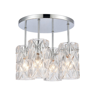 ELK Home - 82197/4 - Four Light Semi Flush Mount - Formade Crystal