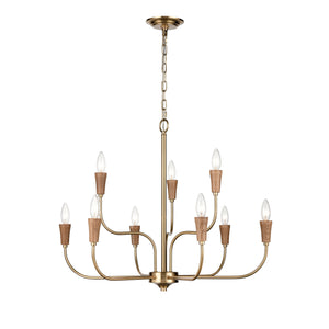 ELK Home - H0019-9618 - Nine Light Chandelier - Inga