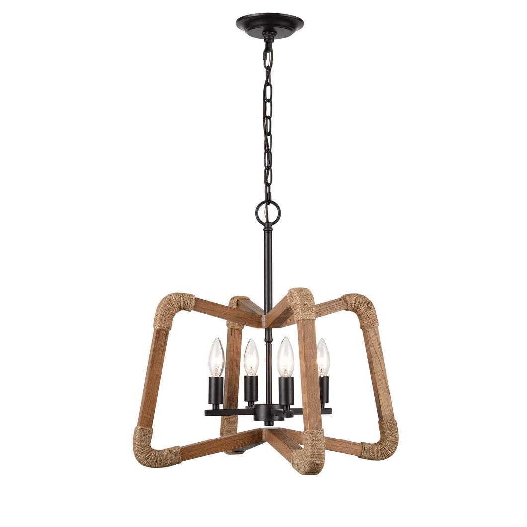 ELK Home - H0019-9619 - Four Light Pendant - Pascal