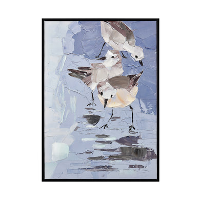 ELK Home - S0017-10704 - Framed Wall Art - Seagull Abstract