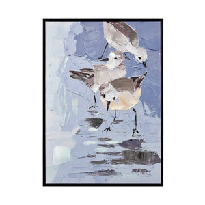 ELK Home - S0017-10704 - Framed Wall Art - Seagull Abstract