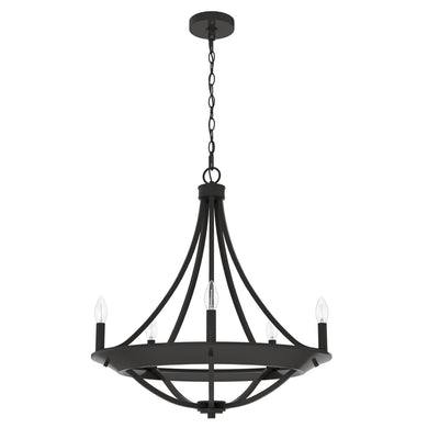 Hunter - 19416 - Five Light Chandelier - Perch Point