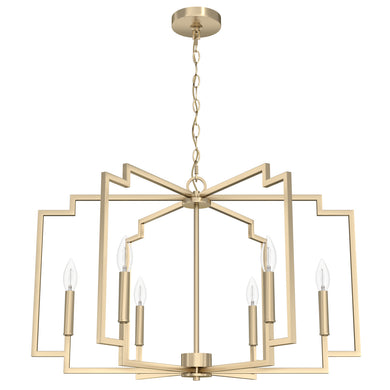 Hunter - 19570 - Six Light Chandelier - Zoanne