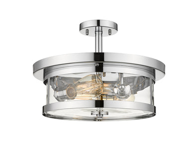 Bethel International - YS22137-3SF-CH - Three Light Semi Flush Mount