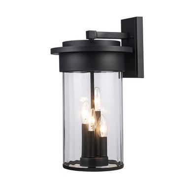 Trans Globe Imports - 51412 BK - Four Light Wall Lantern