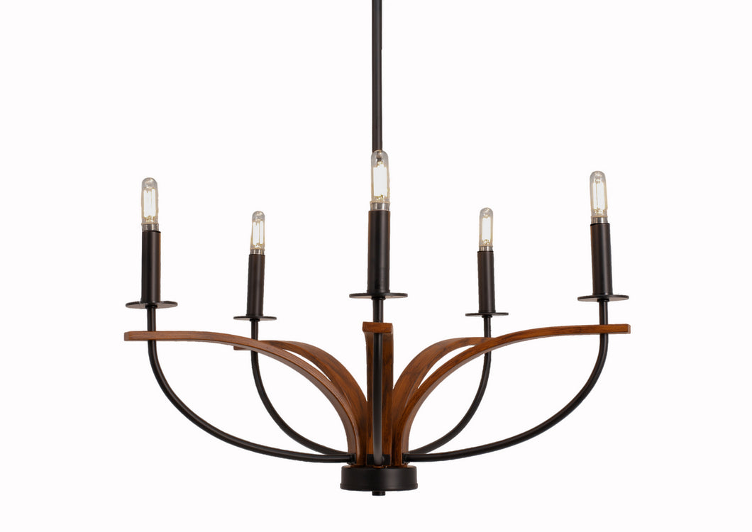 Toltec Lighting - 2905-MBWG - Fine Light Chandelier - Monterey