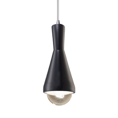 Justice Designs - CER-6520-CRB-CROM-WTCD - One Light Pendant - Radiance