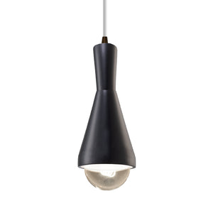 Justice Designs - CER-6520-CRB-DBRZ-WTCD - One Light Pendant - Radiance