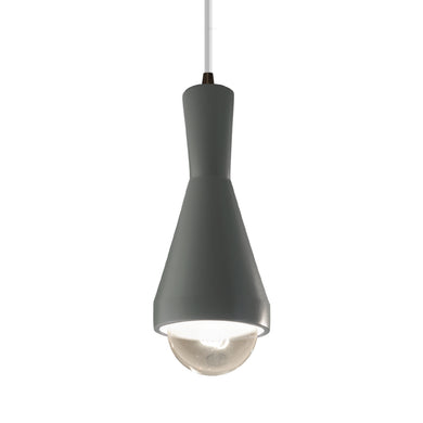 Justice Designs - CER-6520-PWGN-DBRZ-WTCD - One Light Pendant - Radiance