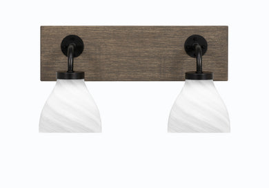 Toltec Lighting - 1772-MBDW-4761 - Two Light Bathroom Lighting - Oxbridge