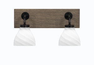 Toltec Lighting - 1772-MBDW-4761 - Two Light Bathroom Lighting - Oxbridge