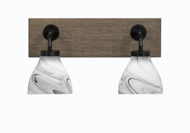 Toltec Lighting - 1772-MBDW-4769 - Two Light Bathroom Lighting - Oxbridge