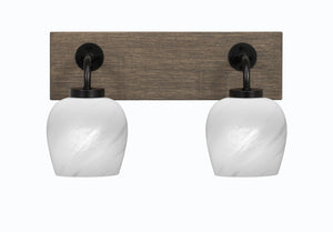 Toltec Lighting - 1772-MBDW-4811 - Two Light Bathroom Lighting - Oxbridge