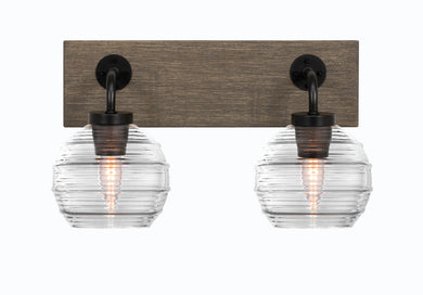 Toltec Lighting - 1772-MBDW-5110 - Two Light Bathroom Lighting - Oxbridge