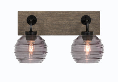 Toltec Lighting - 1772-MBDW-5112 - Two Light Bathroom Lighting - Oxbridge