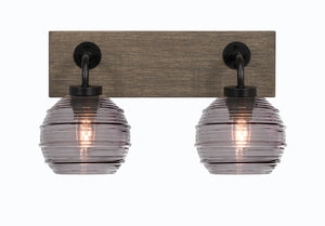 Toltec Lighting - 1772-MBDW-5112 - Two Light Bathroom Lighting - Oxbridge